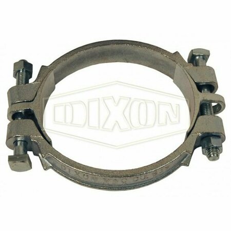 DIXON 2-Bolt Clamp with Saddle, 11-12/64 to 13 in Nominal, Iron Band, Domestic 1275